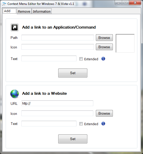 download image editor for windows 7. Context Menu Editor in Windows 7